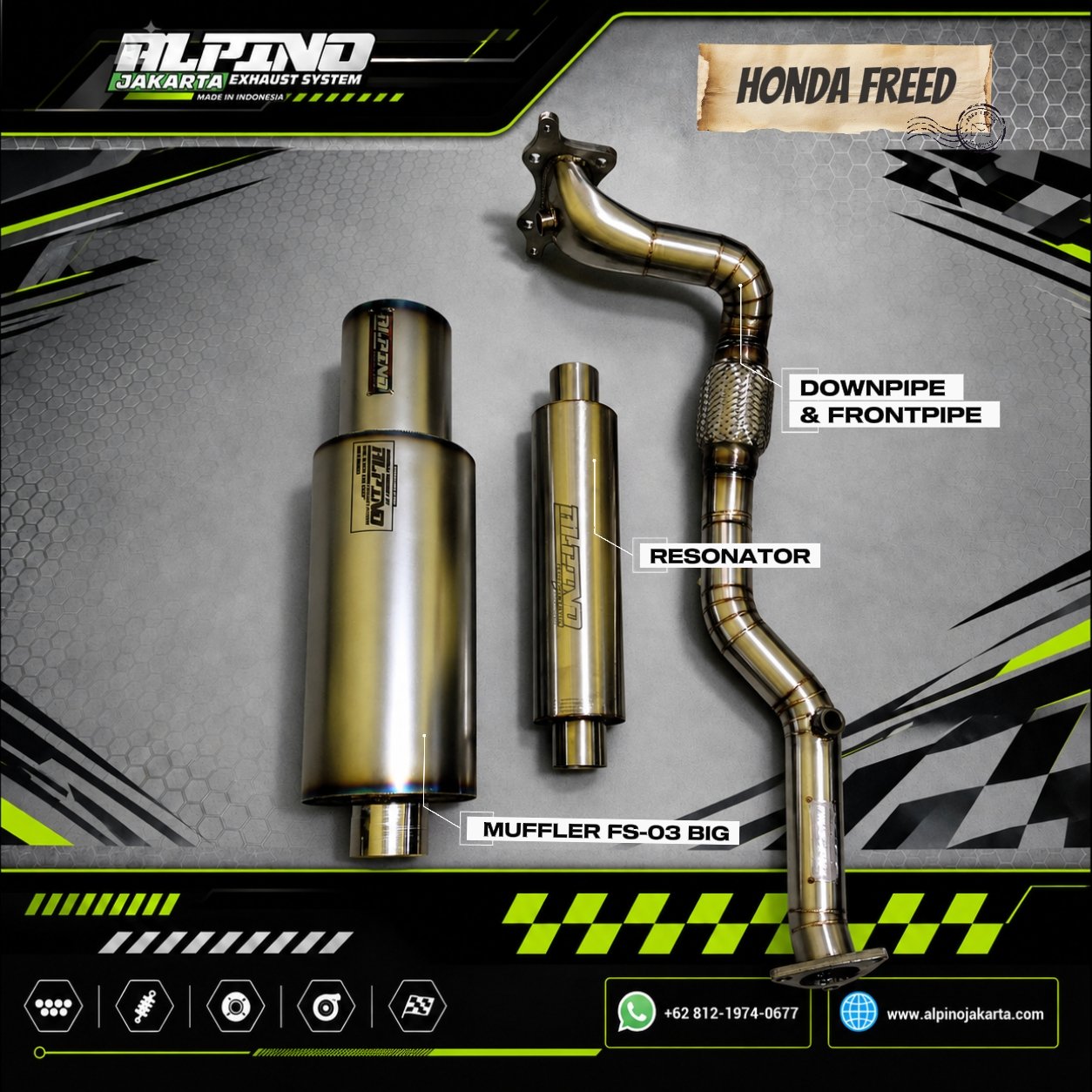 Knalpot Honda Freed